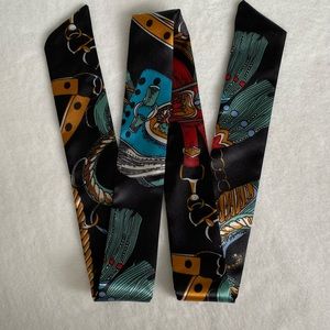 Skinny Scarf for Handbags, Hair Ties, Neck Scarf